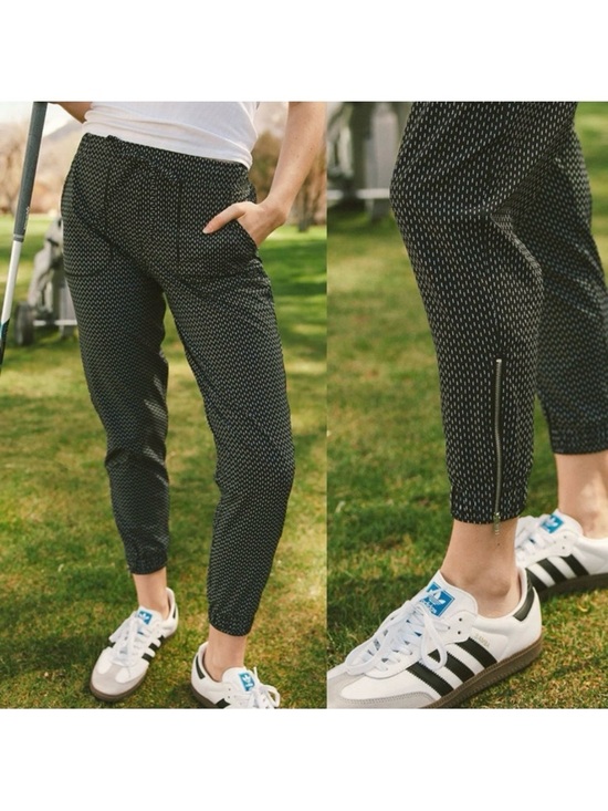 Albion Pants - Albion Fit Dash Jetsetters Joggers Black White Athletic Outdoor